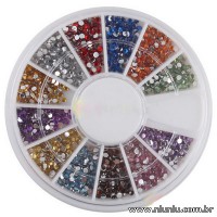 1800 Pedras Brilhantes Decorativas I de 1.5mm - FRETE GRÁTIS