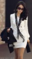 Vestido de Inverno Branco ou Preto - FRETE GRÁTIS