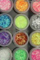 Kit com 12 Cores de Lace Glitter para Unhas - FRETE GRÁTIS