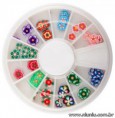 Florzinhas em 3D para Decoração de Unhas - FRETE GRÁTIS